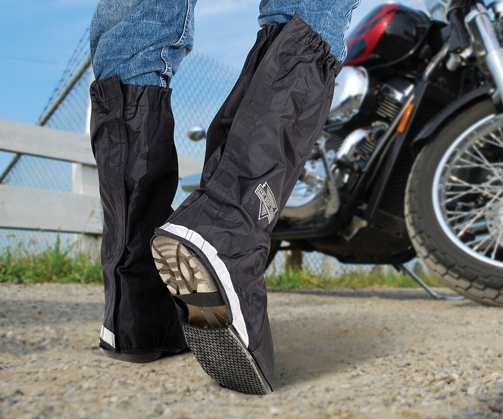 Nelson-Rigg Waterproof Rain Boot Covers Black