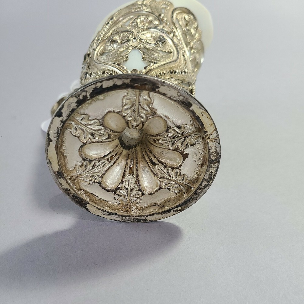 ANTIQUE PAIRPOINT INSERT SILVERPLATE CREAMER ♡ 4.75" TALL