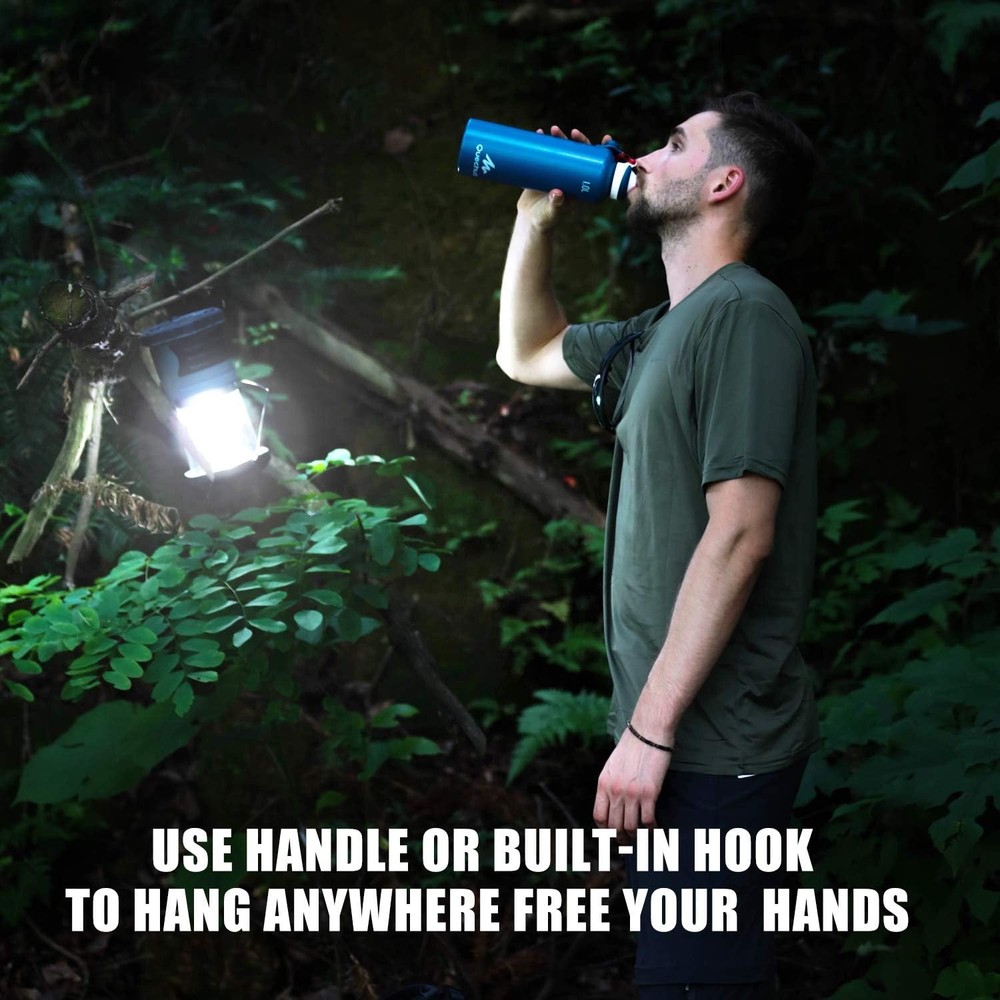 LED Camping Lantern Battery Powered 1500 Lumen COB Light 4*D...