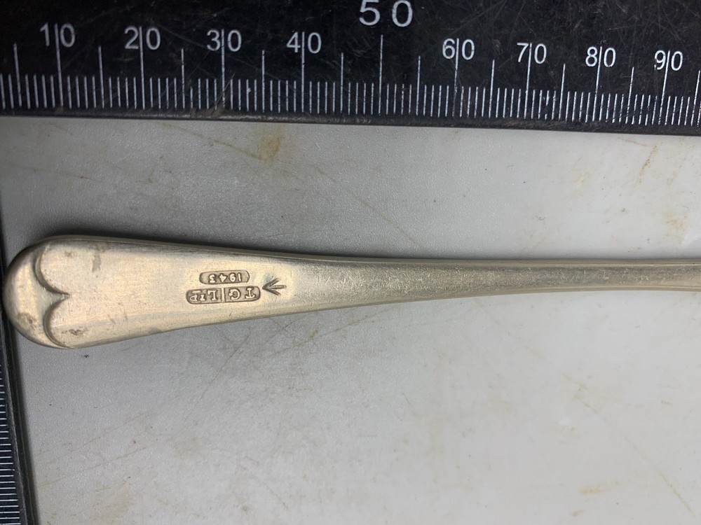 British Army Spoon - Original WW2 Cutlery - Dated 1943