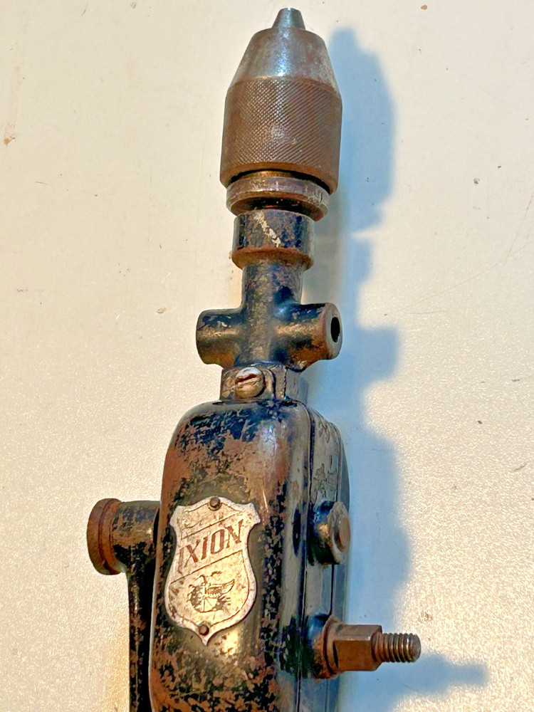 Antique Ixion Geared Hand Drill Left & Right hand made Germany