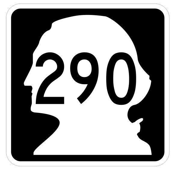 Washington State Route 290 Sticker Decal