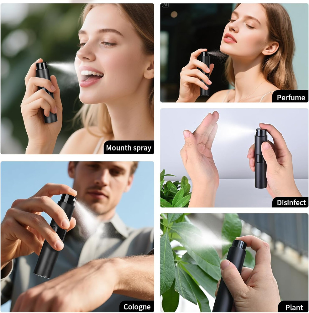 ​​Perfume Travel Refillable Atomizer 8ML (3PCS) - Empty Cologne Spray Bottle, Po