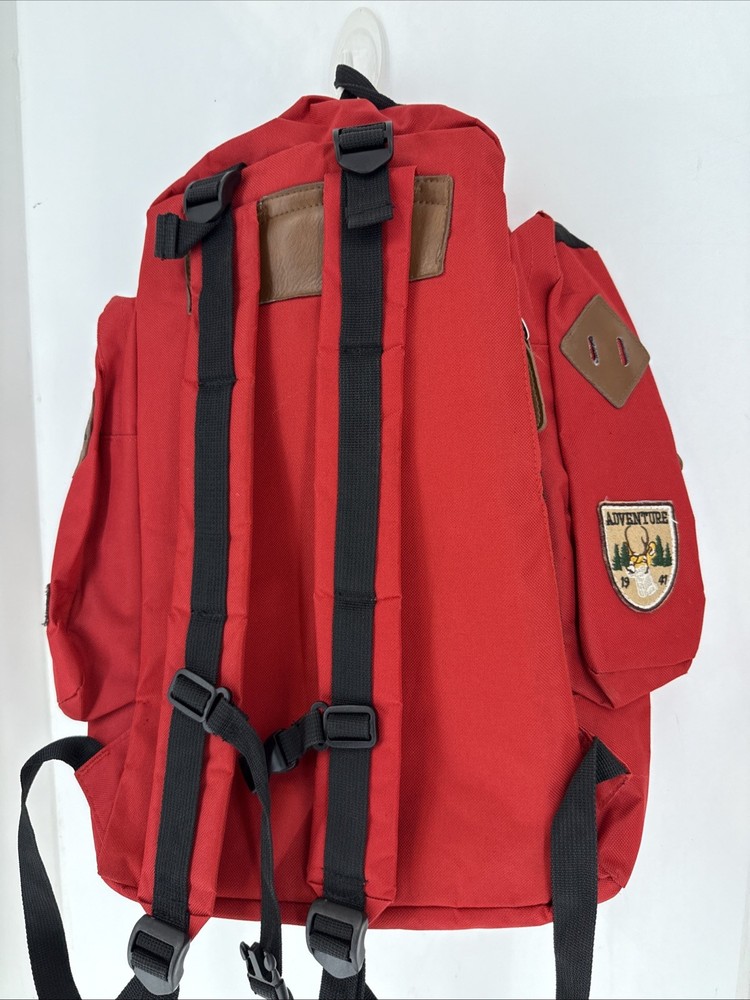 Vintage Ransel Legend Durability Red Backpack