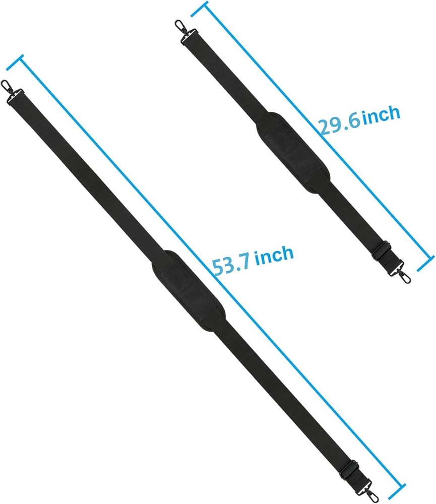 Shoulder Strap, 52" Universal Replacement Laptop Shoulder Strap Luggage Duffel B