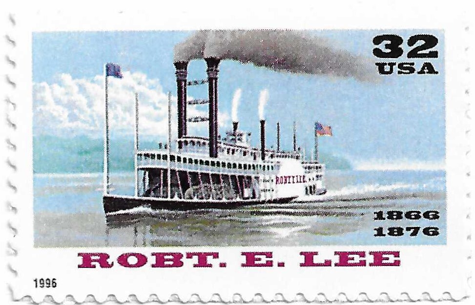 STAMP US SCOTT 3091 "Riverboats Robert E. Lee" 32 CENT 1996 MNH