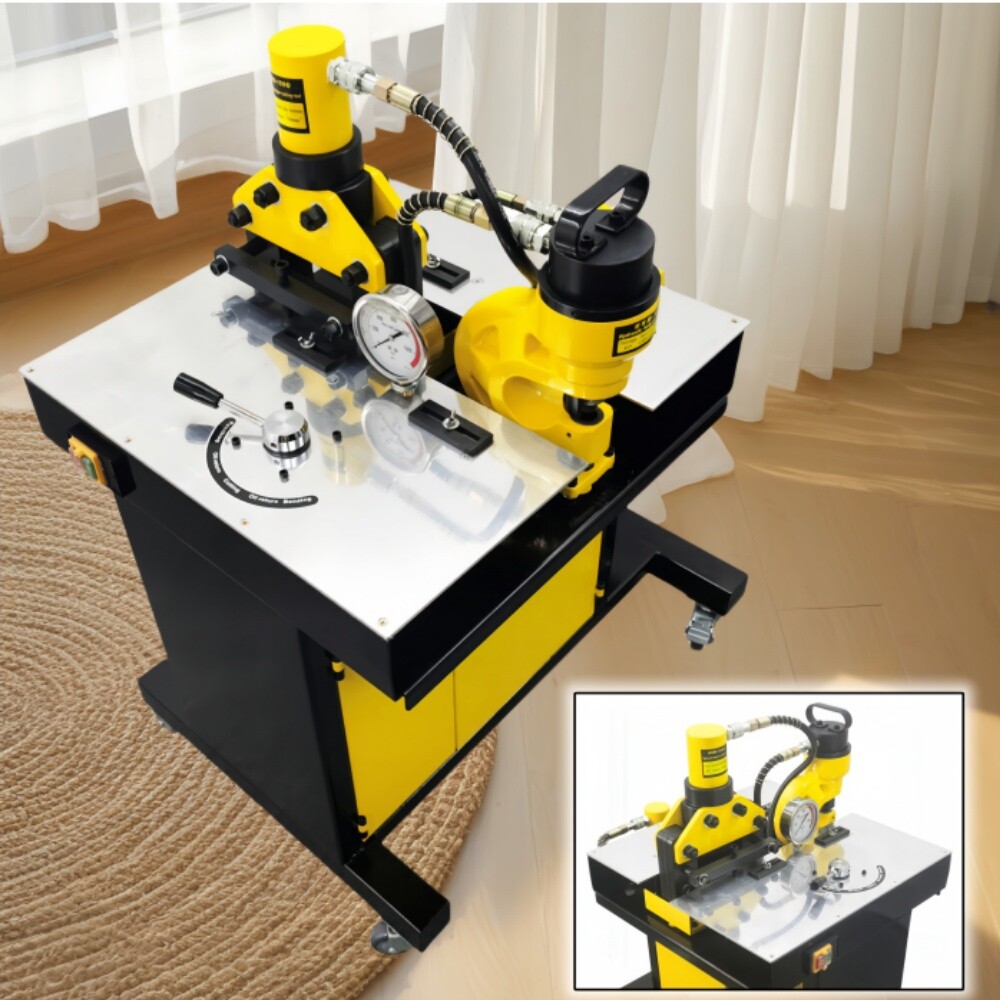 3-in-1 Bus Processing Machine Electro-hydraulic Busbar Bending Machine Punching