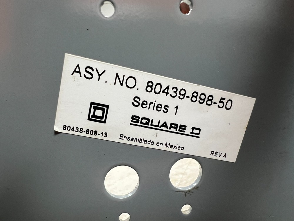 👀 SQUARE D MOTOR CONTROL HANDLE ASSEMBLY 80439-898-50