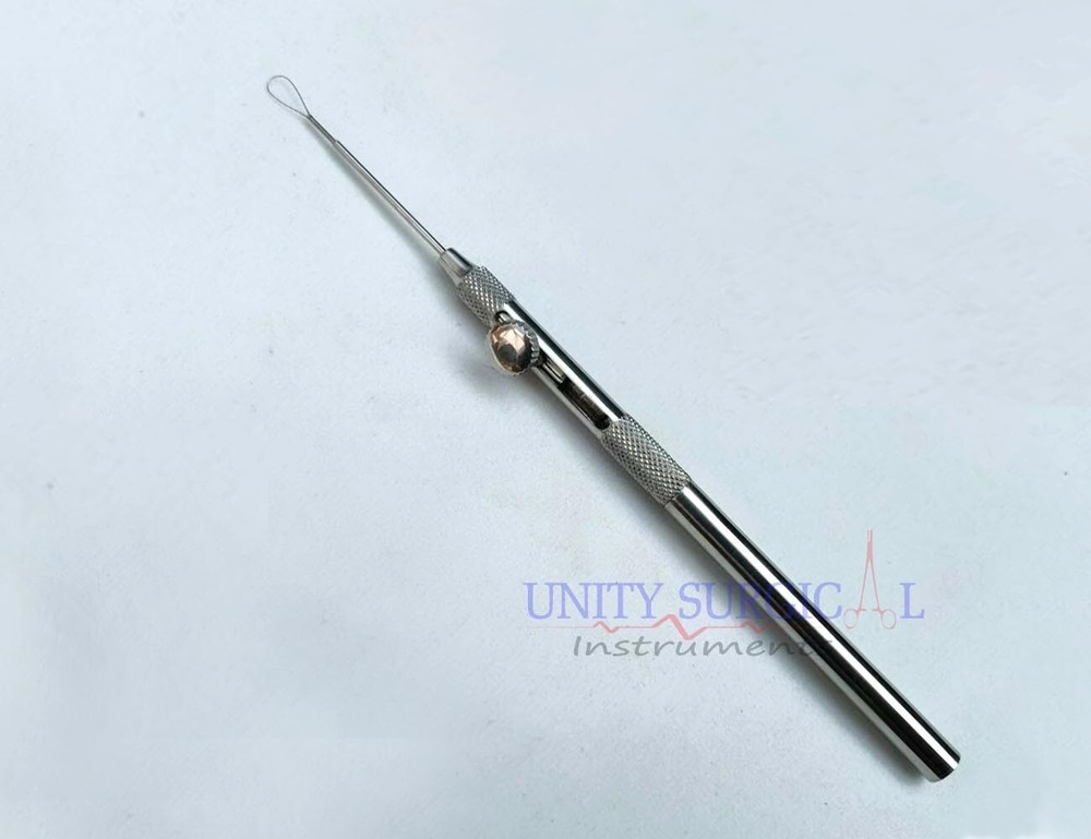 Lens Nucleus Divider Round Handle with Snare Wire loop