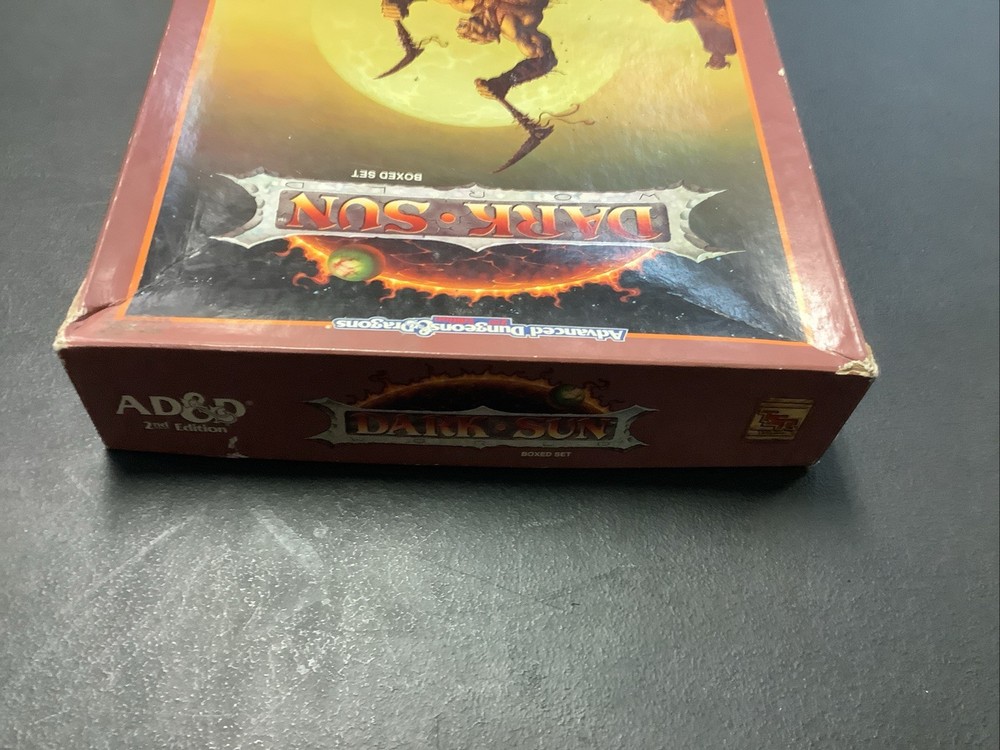 Advanced Dungeons and Dragons 2nd Edition Dark Sun Boxed Set COMPLETE