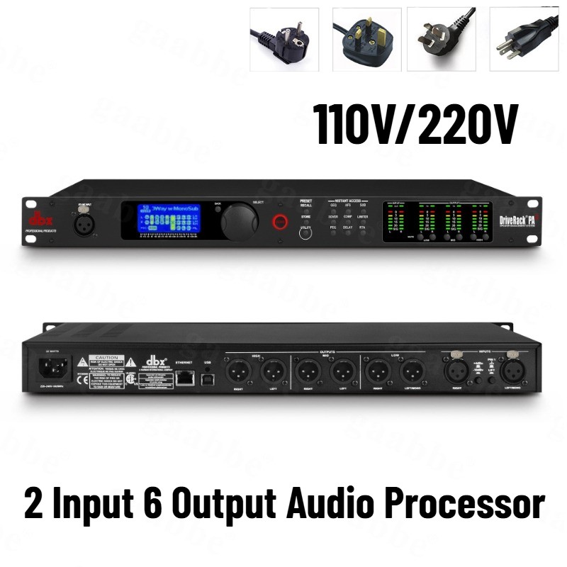 PA2 Audio Processor Speaker 2 Input 6 Output Management System Loudspeaker