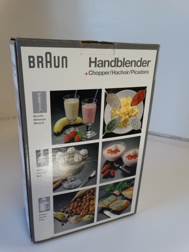 Braun Hand Blender & Chopper MR 370 Original Packaging