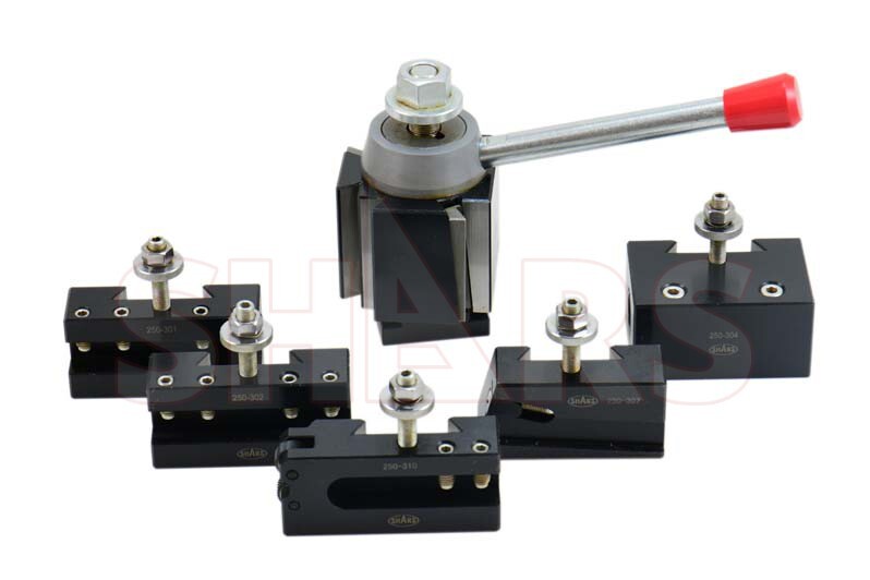 Shars 13-18" CNC CXA Wedge Quick Change Tool Post Set 250-333 + Certificate R}