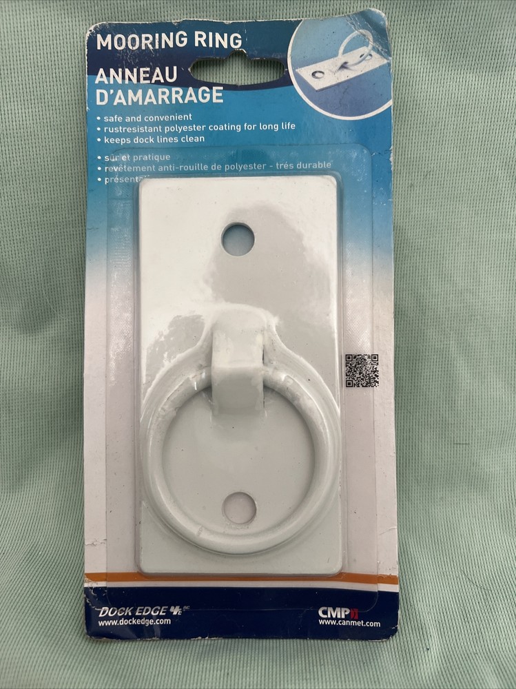 Dock Edge DE87108F Mooring Ring White NEW