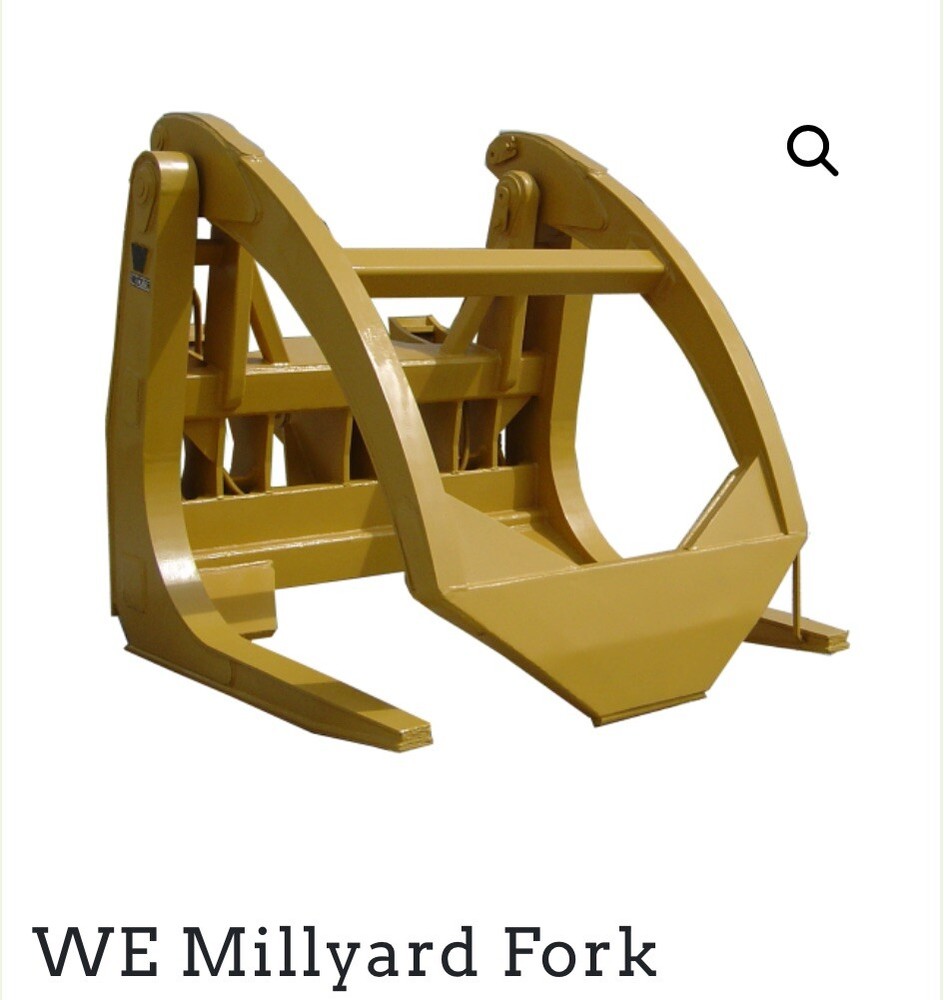 Wicker WE 780-3 Mill Yard Grapple Pole Grapple Front End Loader