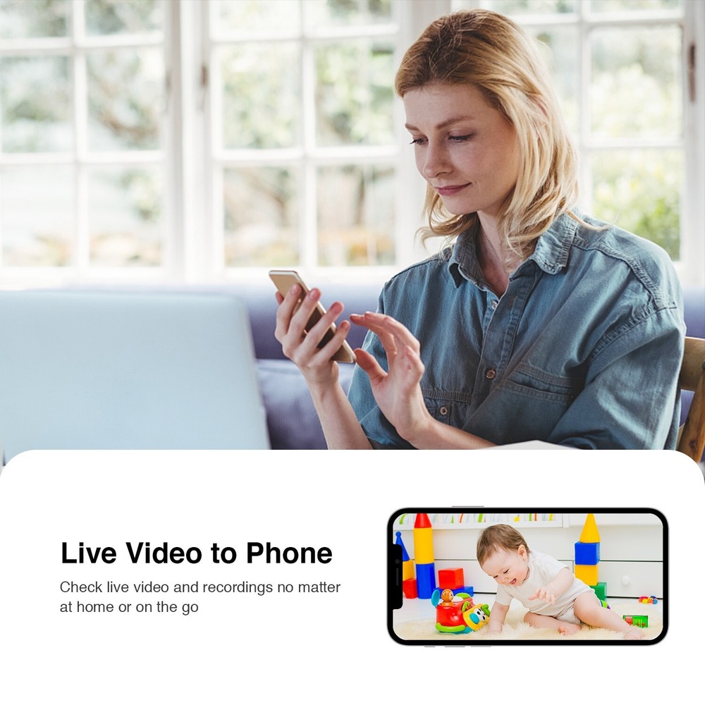 4K Mini Camera WiFi Wireless Camera Security Camera SD card -KinetCam