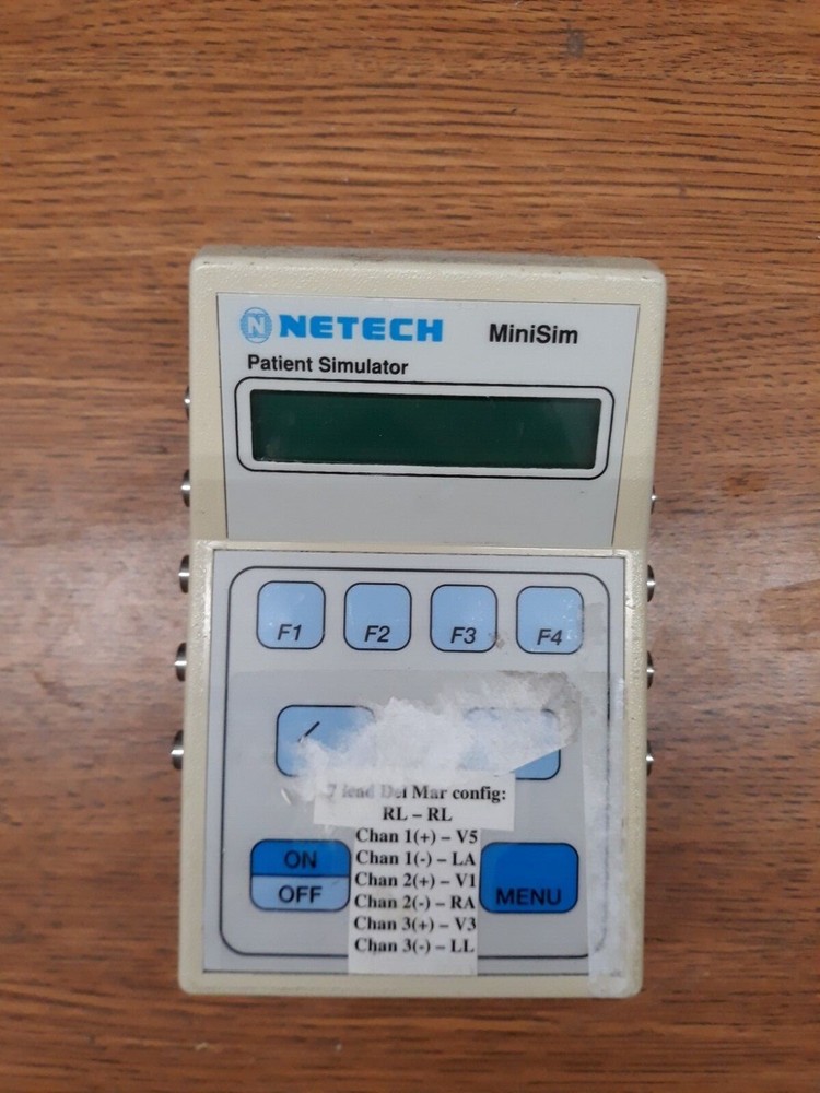Netech MiniSim Patient ECG Arrhythmia Advanced Parameter Simulator (E3)