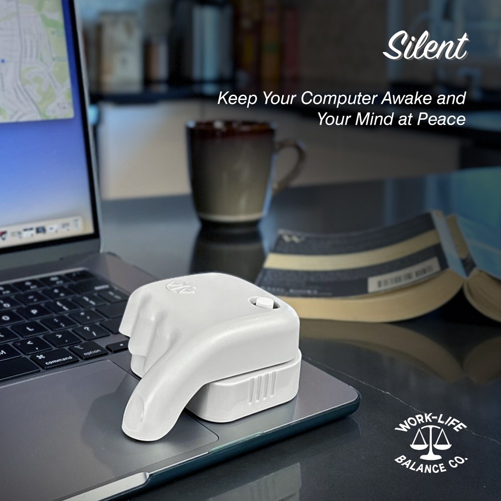 Laptop Touchpad Mouse Jiggler - Doesn't Require Mouse – AA Battery Powered