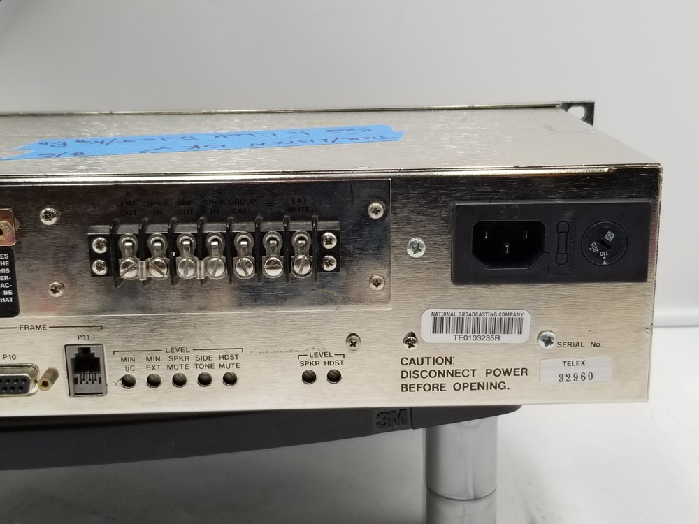 RTS by Telex Matrix Intercom System KP96-7 Intercom Control Panel