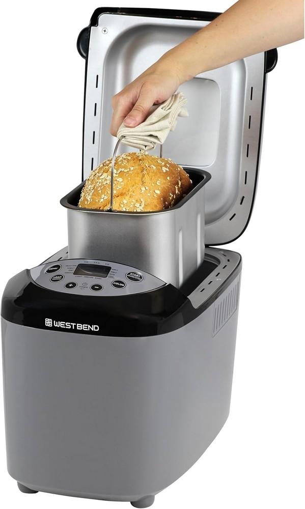 Bread Maker, Programmable with 12 Settings, Including Gluten-Free Mode