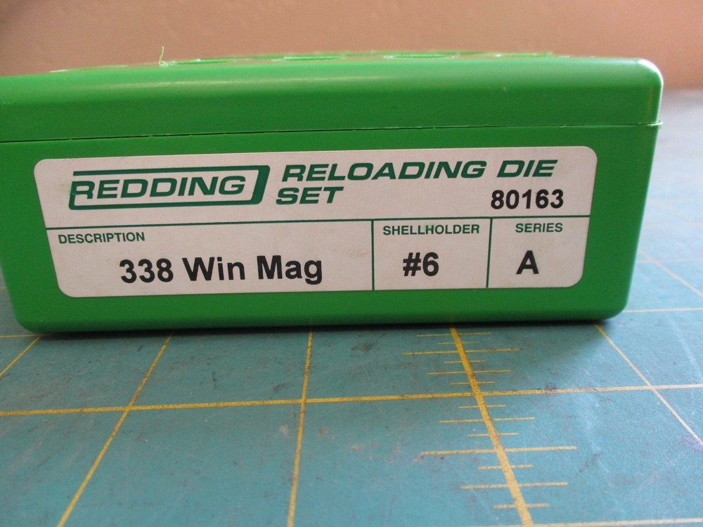 RELOADING TOOLS * REDDING * DIES * 338 WIN MAG * 80163