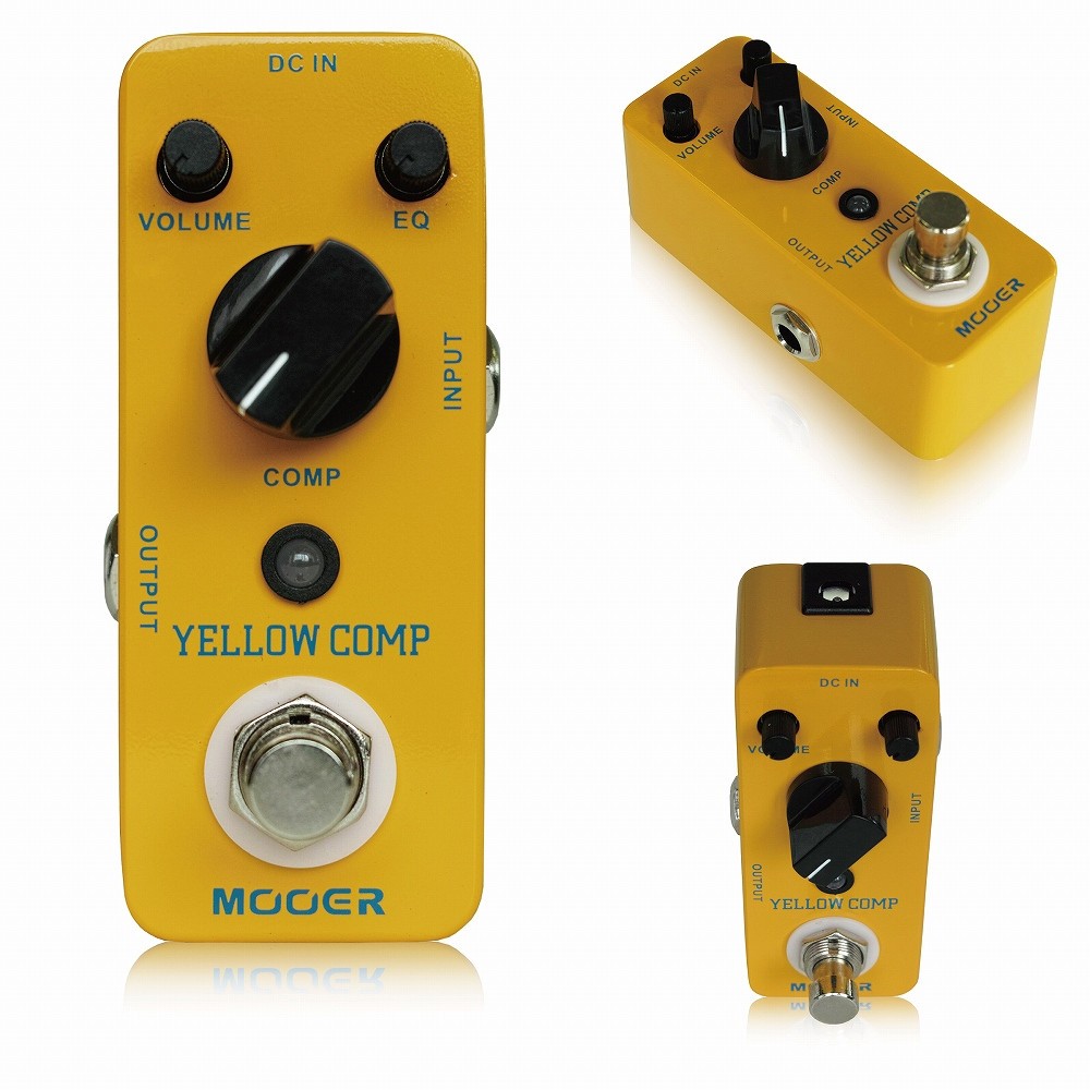 Compact Guitar Bass Pedal Compressor Effect True Bypass EQ & Volume Adjustable