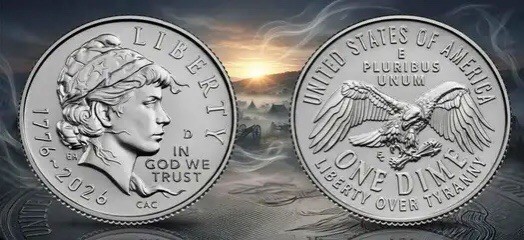 2026 PD Liberty Dime Set P D 2 Coins - SemiQ  Uncirculated 2nds READ DESC