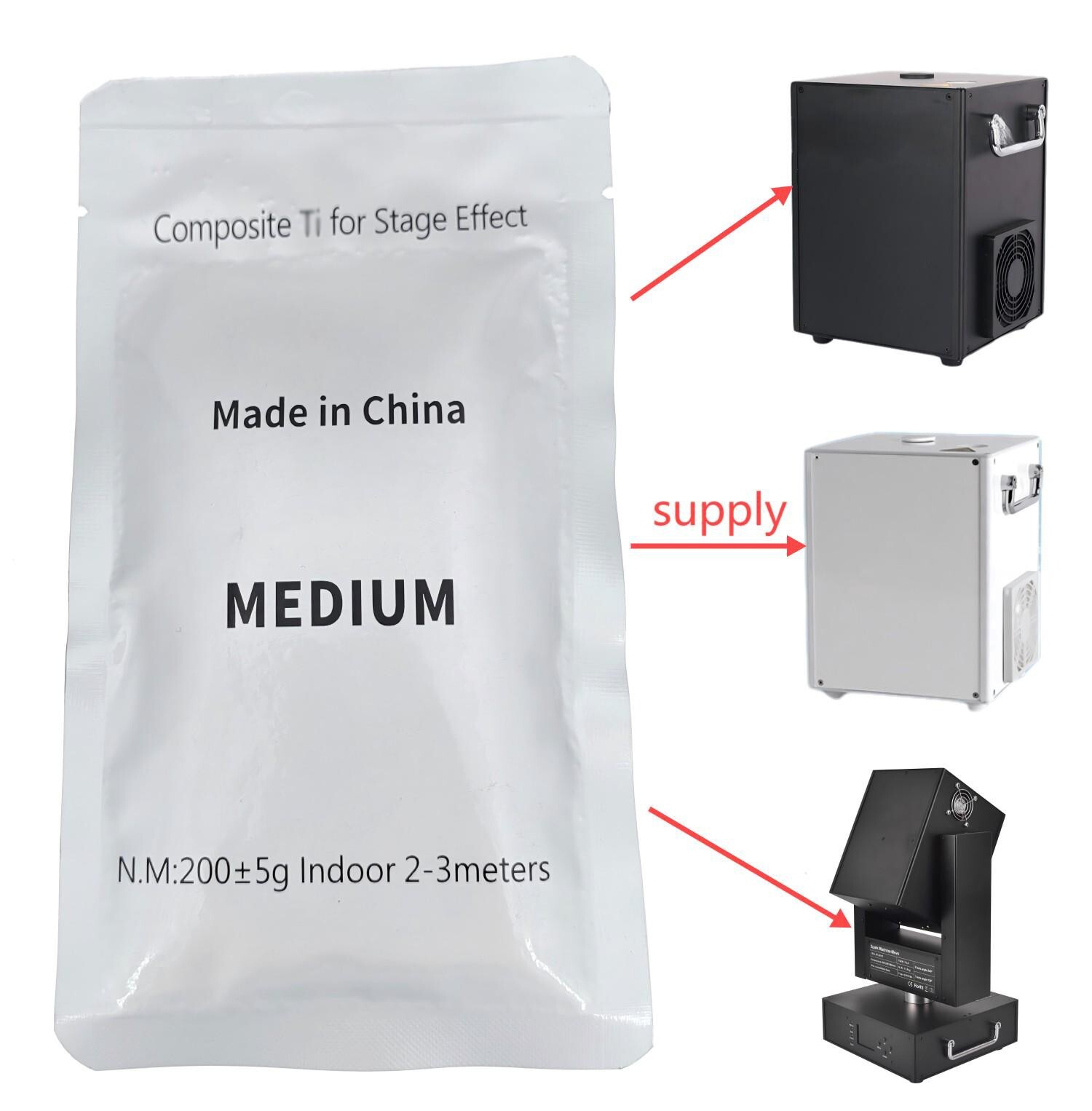 10 Bags Cold Spark Machine Powder 200g Bag 2-3M Range Stage Effect Indoor(2kg)