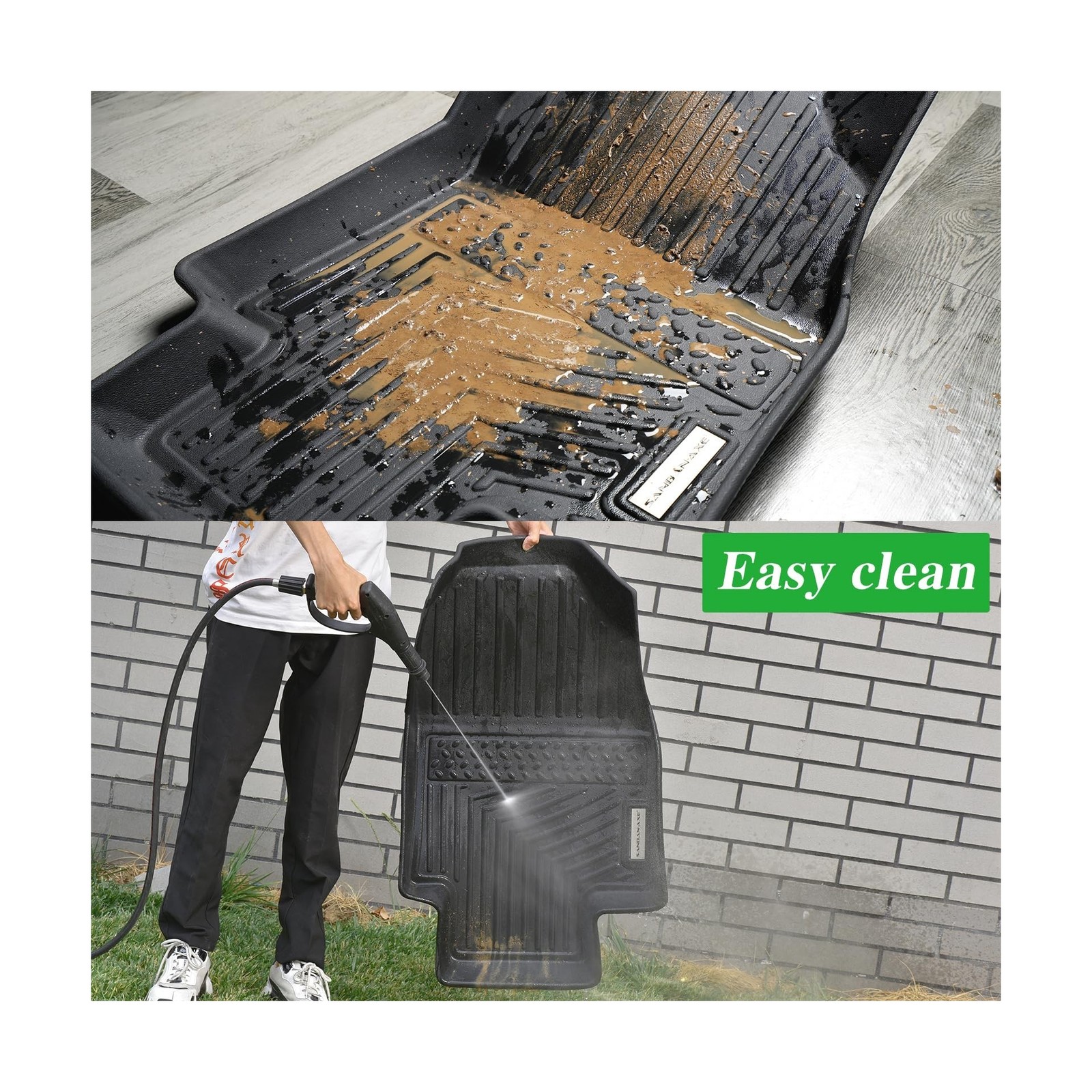 Floor Mats & Large Trunk Mat for 2015-2017 2018 2019 Ford Explorer 7 Seatsᦁ