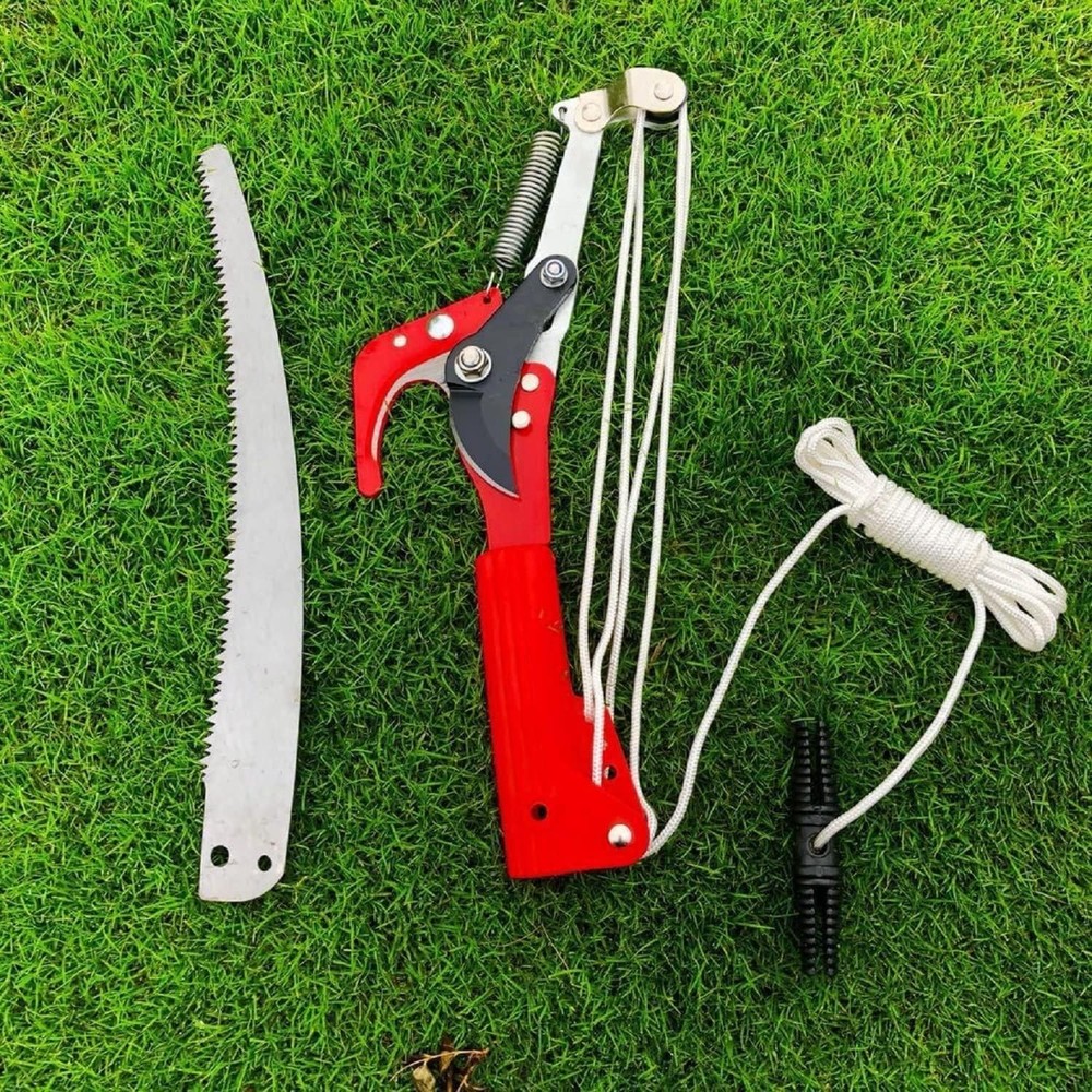 Extendable Tree Pruner Saw,High-Altitude Branches Trimmer Pruning Shears Head...