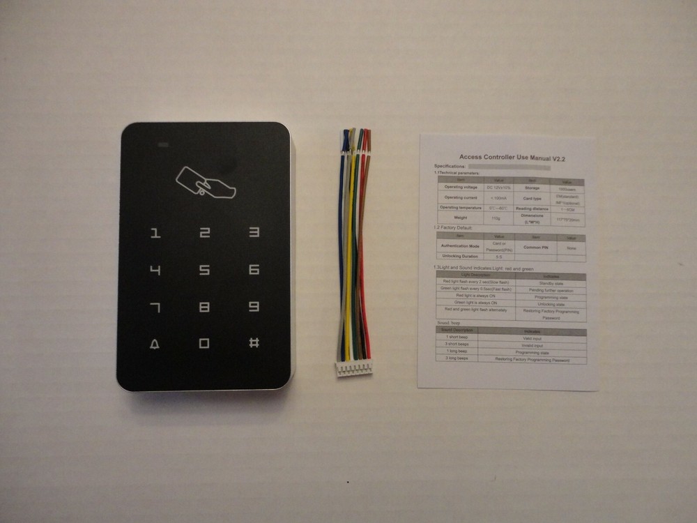 Gate Door Entry Access Control System Keypad Keyfob Rain Cover Kit Set Protector