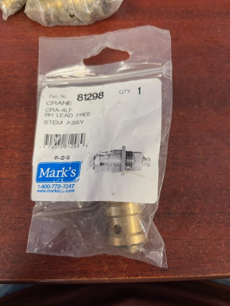 LF462011 Crane Dial-Eze RH Stem Assembly LF 81298