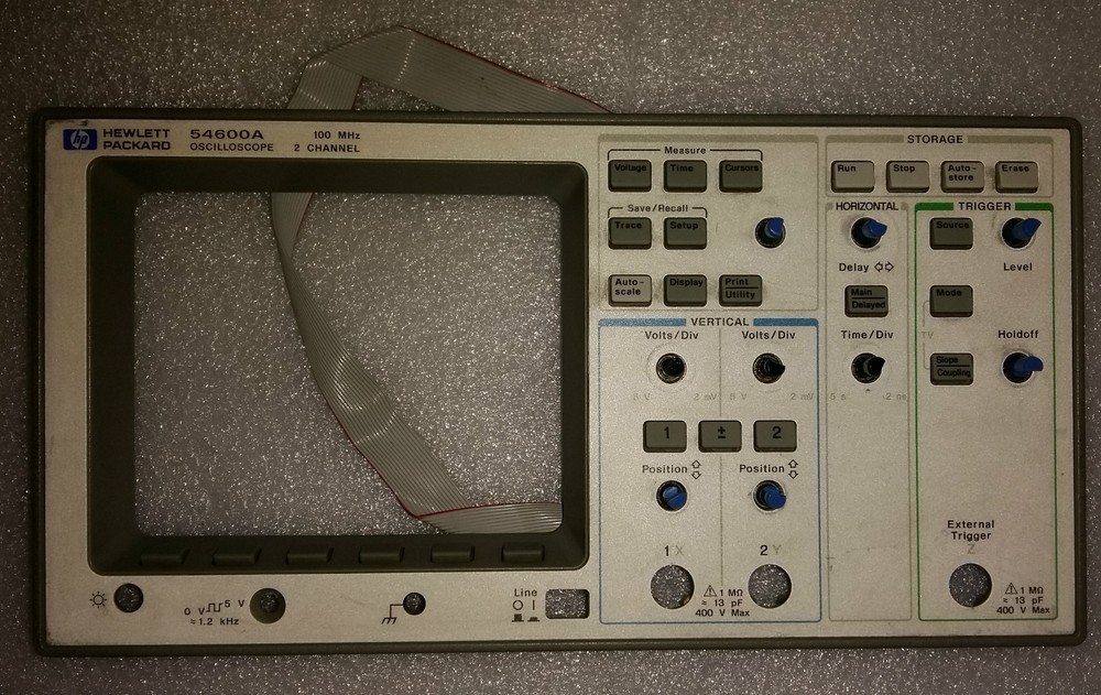 Front Panel for HP-54600A