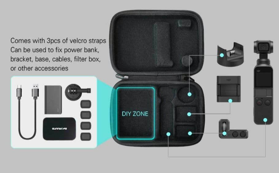 Combo Carry Case for DJI Osmo Pocket