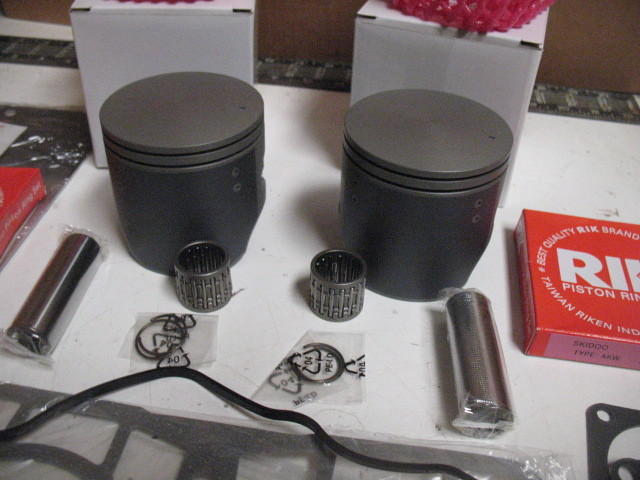 END OF SEASON SPECIAL SKIDOO 800R DUAL RING PISTON TOP END KIT BEARINGS GASKETS