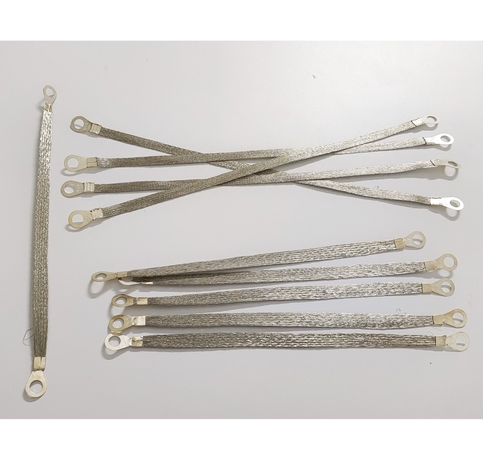 10X Braid Ground Strap Car Engine Ground Strap Cable Firewall Hood Wire End Kits