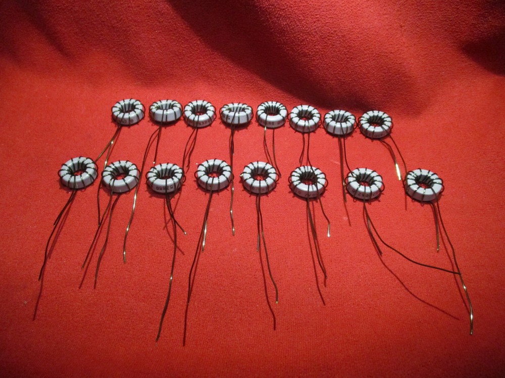 1500630000 Inductor Toroidal 13.4uH 22 AWG 0.68"ODx0.38"IDx0.25"Thick Lot of 16