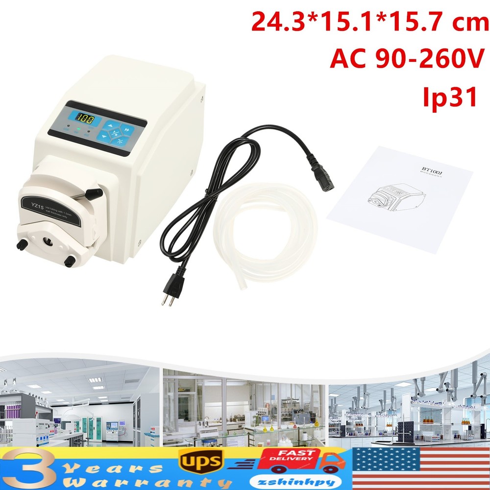 Industrial Variable Speed Liquid Metering Pump Peristaltic Pump High Precision
