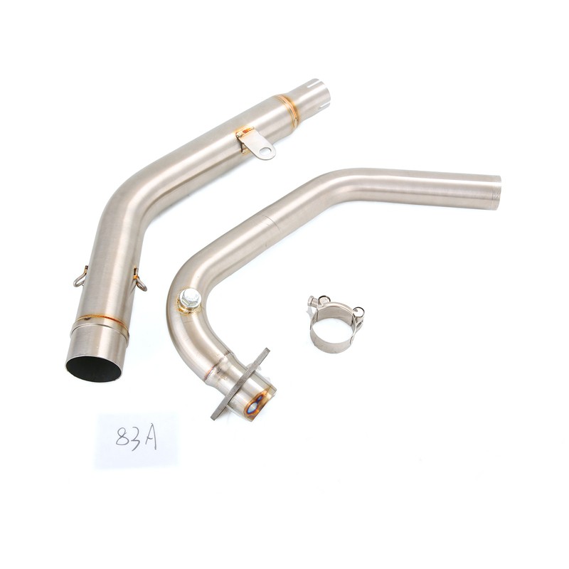 For Lifan KPM200 KPT200 2021-2025 Exhaust Header Front Pipe Slip On 51mm Muffler