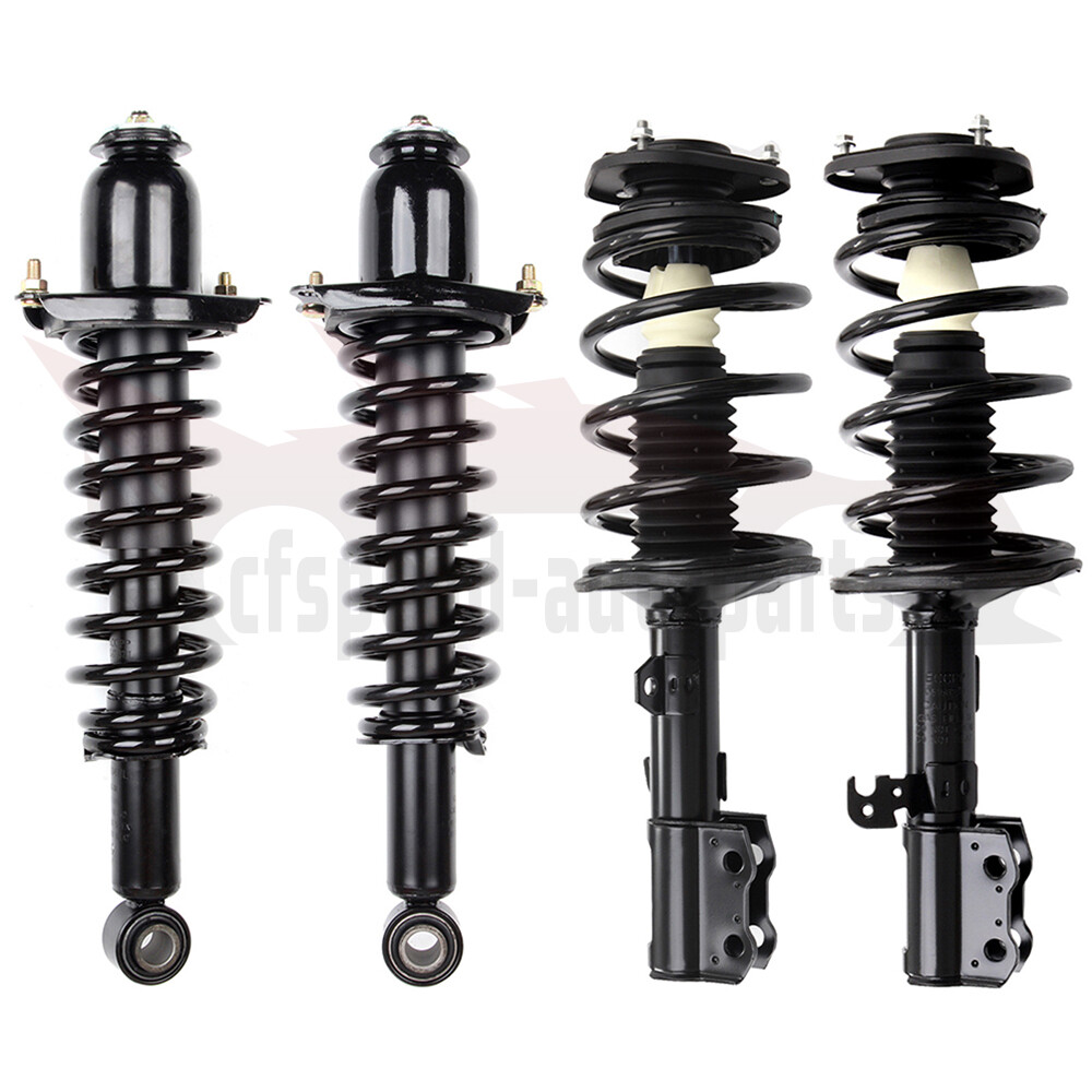 4PCS Front Rear Complete Strut & Spring Assemblies For 2003-2008 Toyota Corolla
