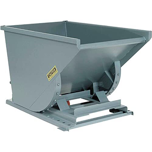 2 Cu Yd Gray Medium Duty Self Dumping Forklift Hopper