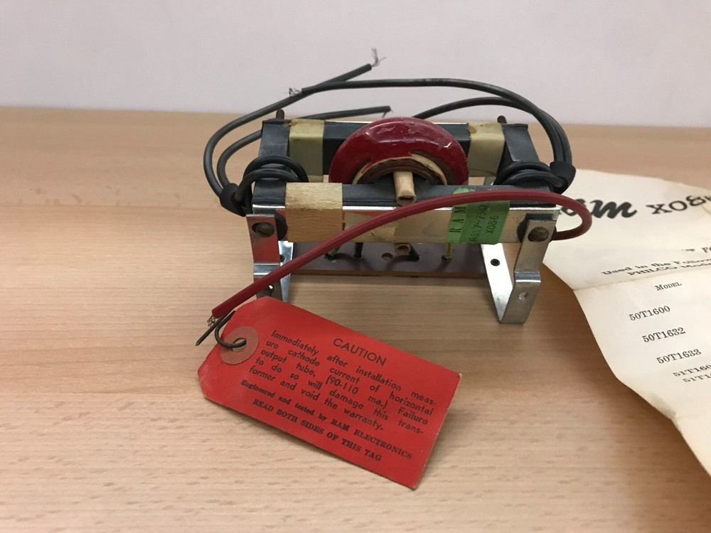 RAM X086 Horizontal Output Transformer - NOS