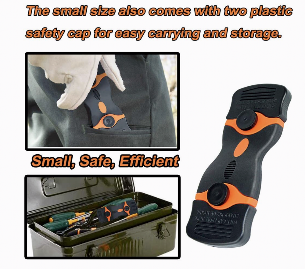 Razor Blade Scraper Tool Set Double Edge Scraper Tool Labels Stickers Glass US