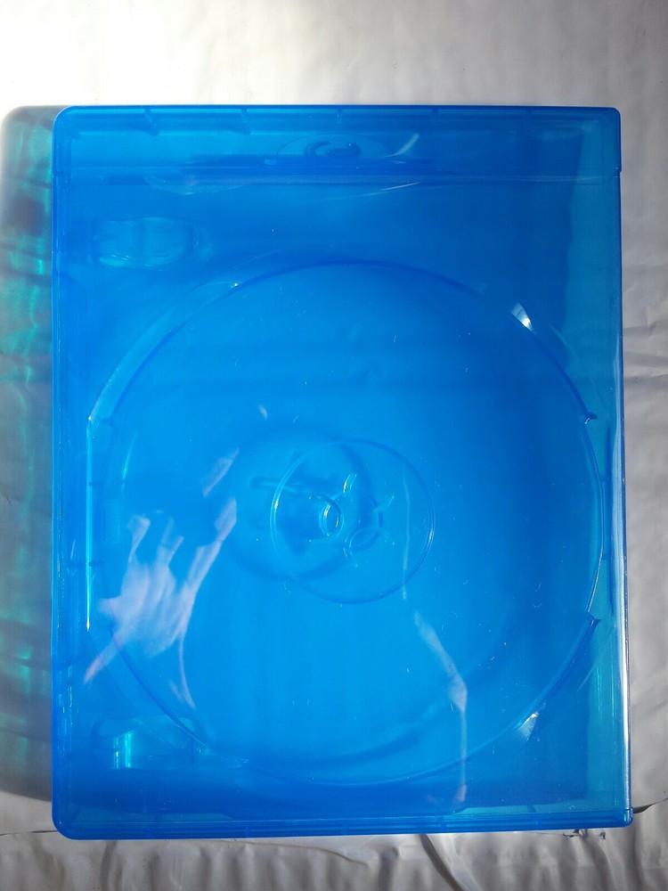 AcePlus Blu Ray Premium Replacement Case Single Disc 12mm Embossed Blu-Ray Logo