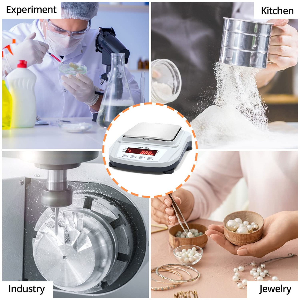 Lab Scale 2000G/0.01G High Precision Digital Scale Analytical Balance Electronic