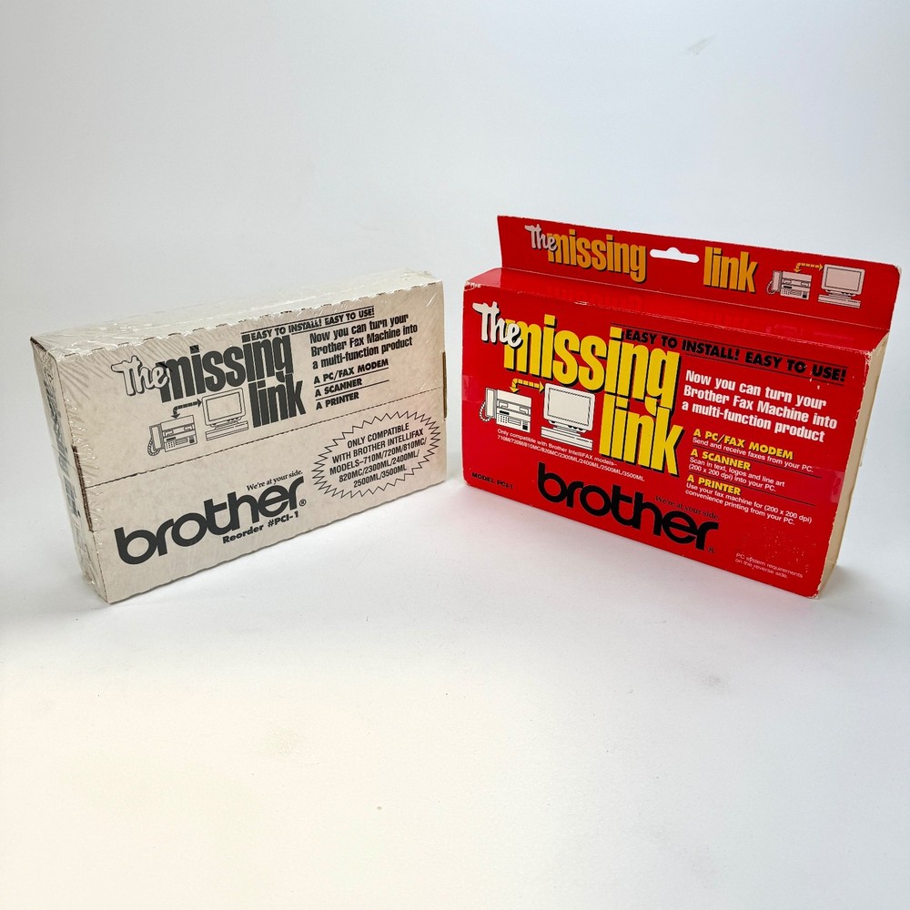 Brother The Missing Link PCI-1 Modem Scanner & Printer Vintage Computing