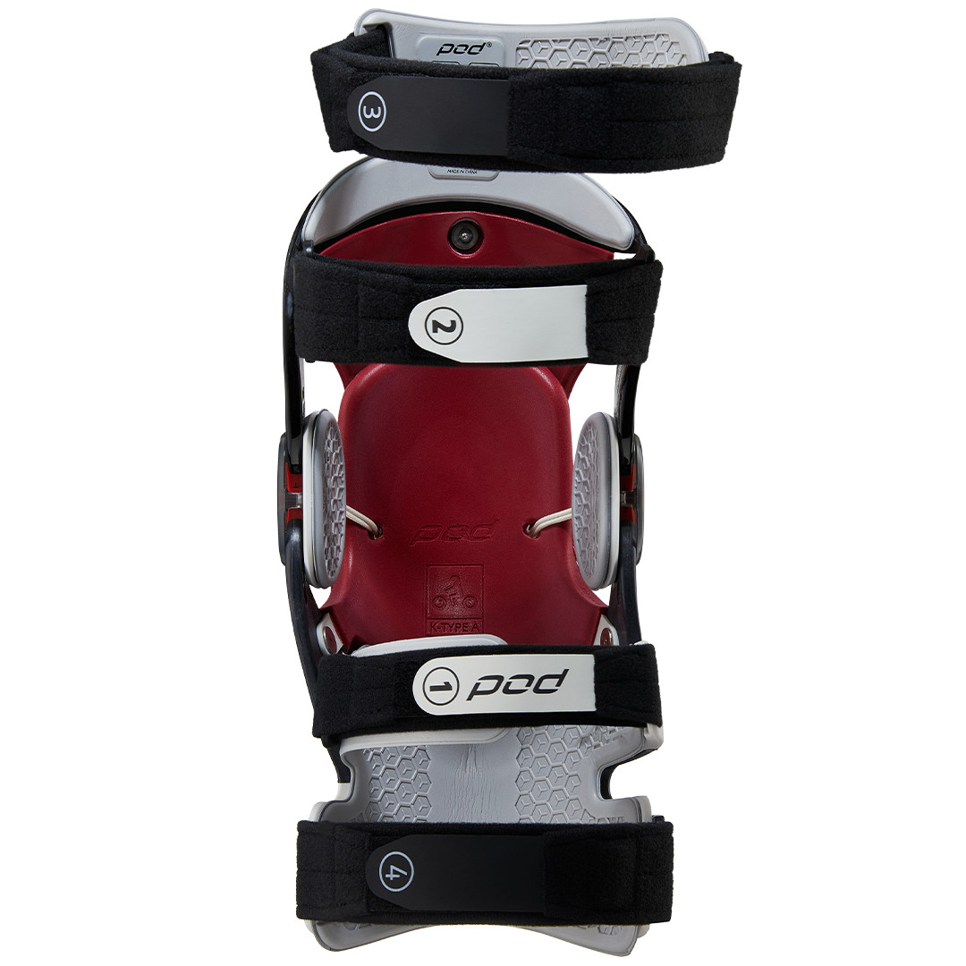 Pod K8 3.0 Knee Brace Carbon (Rt) Carbon/White Lg Protective/Safety