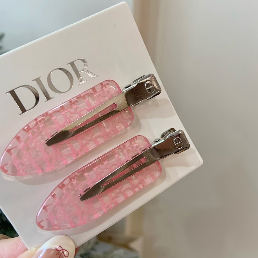 DiorBeauty Backstage Pink Hair Clips Get Ready 2 Piece Set Novelty GWP NEW
