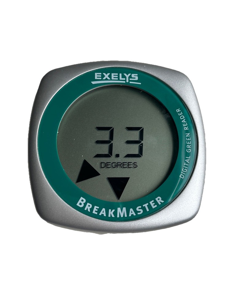 Exelys BreakMaster Digital Green Reader Golf Slope Tool w/ Case – Works Great