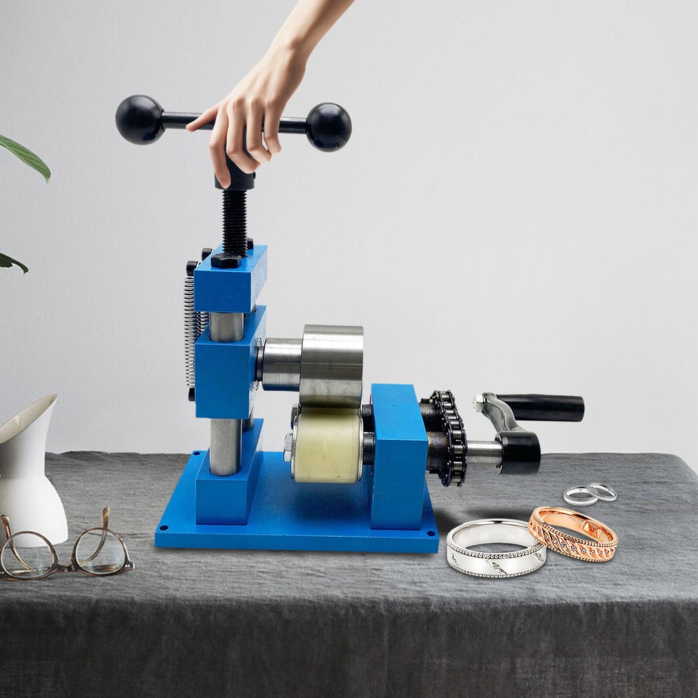 Hand Crank Ring Bracelet Press Bending Machine Ring Jewelry Bender Making Tool